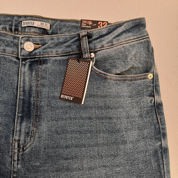 NWT Devoted Taylor Skinny High Rise Ladies Size 32 Light Petrol Wash Jeans - Picture 3 of 11